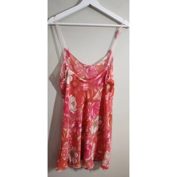 Josie Slip Nightgown with Sheer Straps, Size Medium - Picture 2 of 12